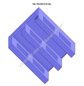 1200 X 1000 X 210 MM Roto Pallet for ASRS Automation