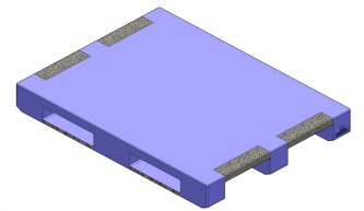 1600x1200x200 MM Roto Pallet For ASRS Automation