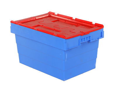 600(L) x 400(B) x 300(H) MM - Attached Lid Crate