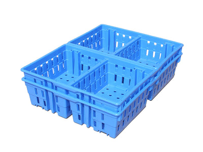 4 Compartment Chick Crate (Stackable & Nestable)