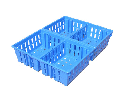 4 Compartment Chick Crate (Stackable & Nestable)