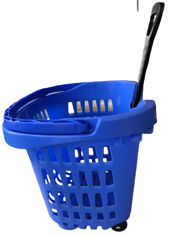 Shopping Basket Trolley With Handle