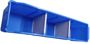 Shelving Bins with Divider Model
