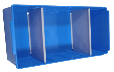 Shelving Bins with Divider Model