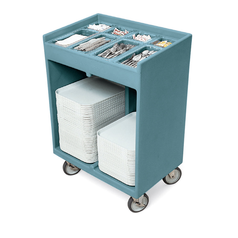 Dish Cart with Pans & Vinyl Cover