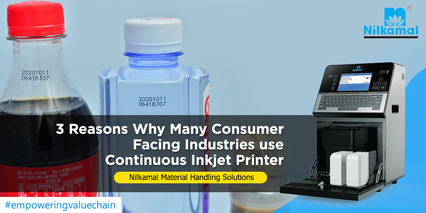 3 Reasons Why Many Consumer Facing Industries use Continuous Inkjet Printer