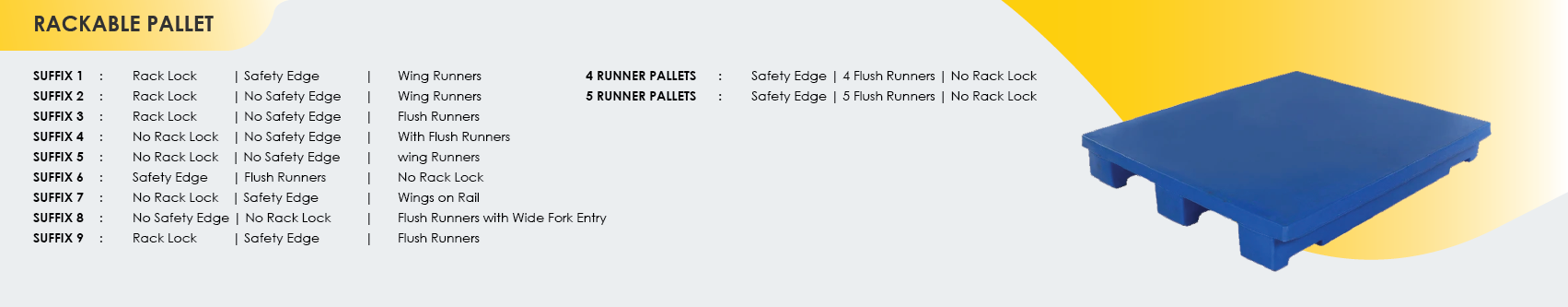 Roto Moulded - Rackable Pallets