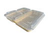 3 Separator CompartmentTrays with Lids