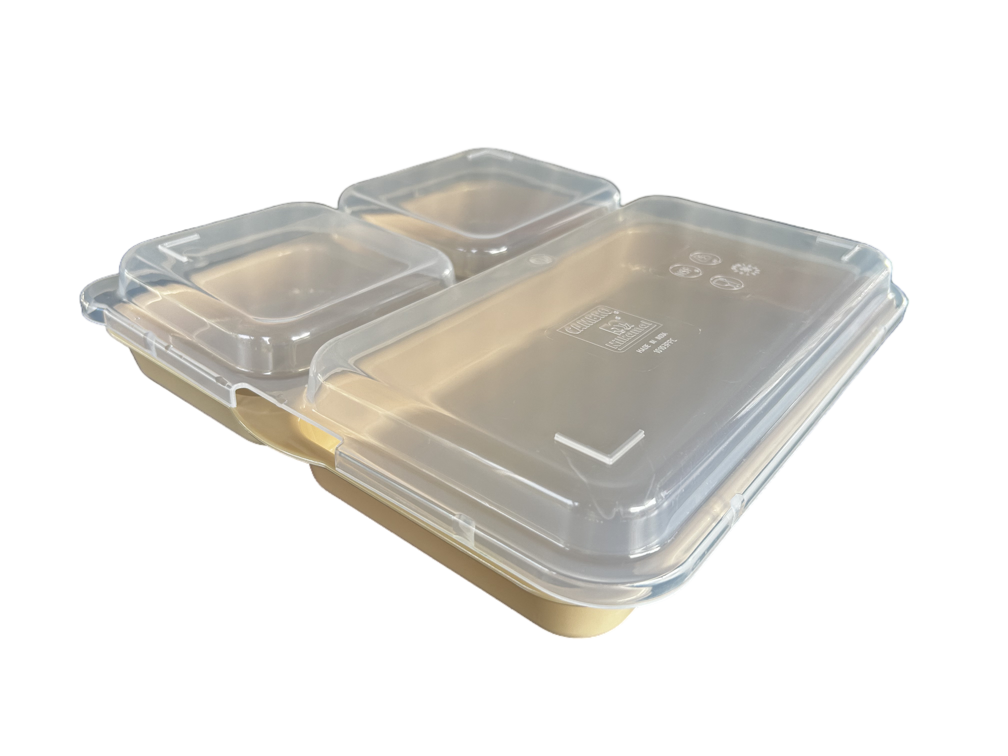 3 Separator CompartmentTrays with Lids