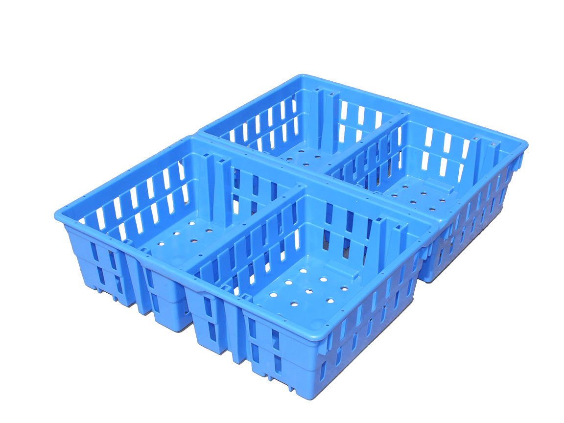 4 Compartment Chick Crate (Stackable & Nestable)