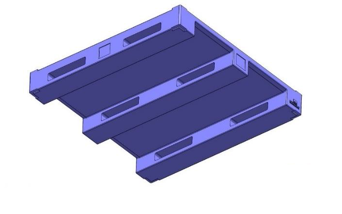1200 x 1200 X 170 MM Roto Pallet For ASRS Automation