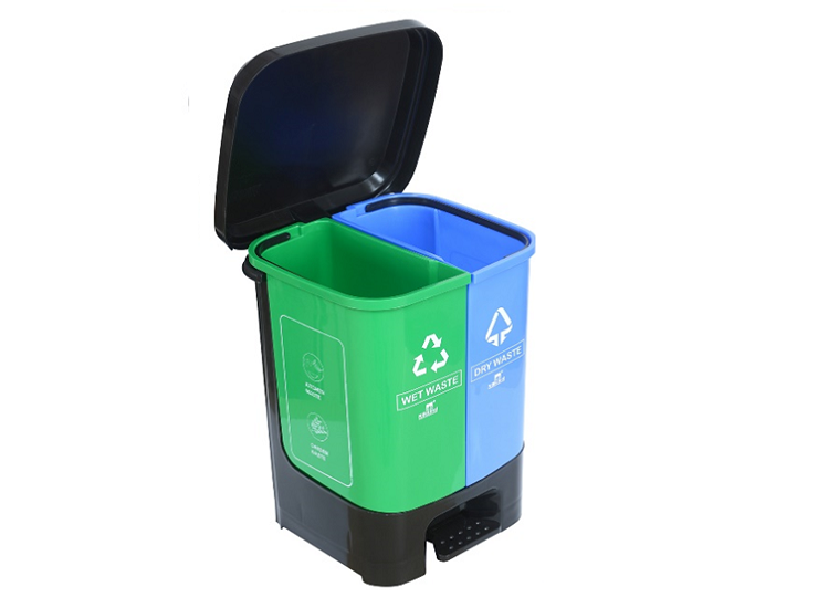 Twin Dustbin 10L Each
