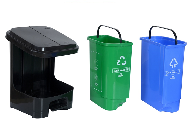 Twin Dustbin 10L Each