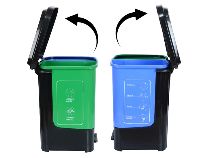 Twin Dustbin 10L Each