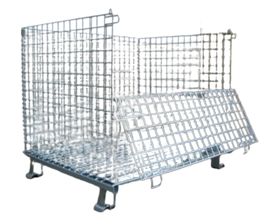 Foldable Metallic Wire Mesh Cages