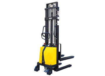 Semi-Electric Stacker with Fixed Fork